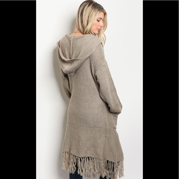 Chunky oversized long line cardigan - Picture 3 of 4